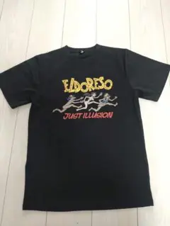 Eldoreso JUST ILLUSION Tシャツ ブラック