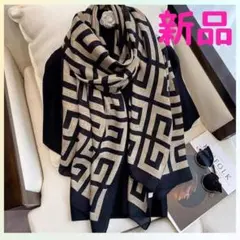 ラスト3点☆大判ストール ショール ストール スカーフ 上品 高見え 薄手 黒