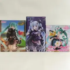 初音ミク　プライズフィギュア 3点セット