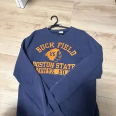 00s Champion 復刻トリコタグ 鬼フェードフロッキースウェット L