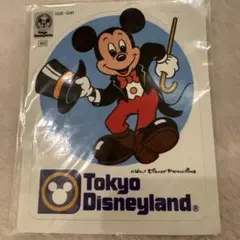 東京ディズニーランド 1983年ミッキーステッカー　レトロ