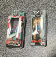 仮面ライダー ソフビパッケージチャーム＆チョコスナック 旧1号&ゼッツ