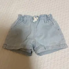 petit main ライトブルー ショートパンツ 90cm