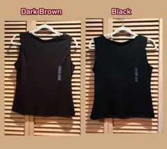 新品ユニクロ　クレープジャージーT（ノースリーブ） 2枚セット