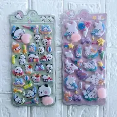 ぷにぷにシール①　2シート分　お尻シール　スクイーズ　3D立体シールぷにゅぷにゅ