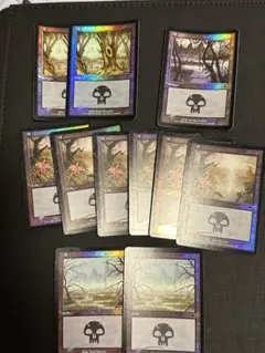 7ED 旧枠 日本語 英語 基本土地 FOIL まとめ売り 第7版 基本地形
