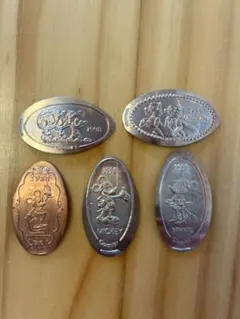 ディズニースーベニアメダル5枚まとめ