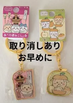 市川市限定 ちいかわ ダイカットキーホルダー 梨 行徳みこし うさぎ セット