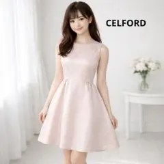 【美品】セルフォード ワンピース ピンクベージュ 34 デート 入学式 卒業式