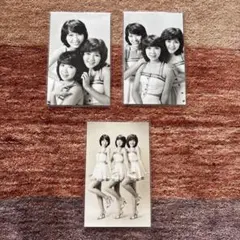 キャンディーズ　プロマイド写真　3枚セット ラミネート　昭和アイドル　昭和レトロのサムネイル