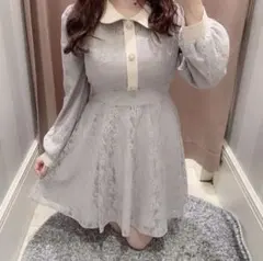 evelyn エブリン　レースビジュー OP ワンピース