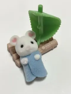 マシュマロネズミの小さい赤ちゃんと葉っぱのおふね｜赤ちゃん森であそぼシリーズ