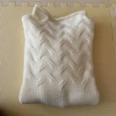 SENSE OF PLACE ケーブルニットタートルネック