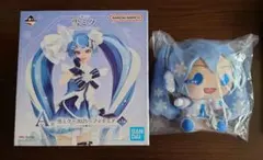 【雪ミク】 一番くじ A賞 B賞 フィギュア ぬいぐるみ 2種セット