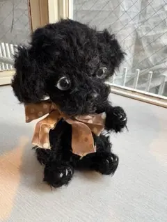 作家様 ぬいぐるみ 犬 ブラック トイプードル