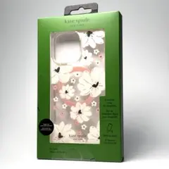 【新品】kate spade iPhone 15 ProMax 花柄クリアケース