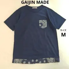 GAIJIN MADE ガイジンメイド　半袖　Tシャツ　紺 M　日本製のサムネイル