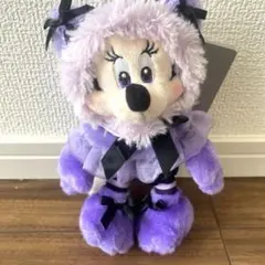 ディズニーストア猫ミニー＆フィガロ　 ぬいぐるみバッジ キーチェーン ハロウィン