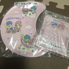 サンリオ当りくじ　キキララくじ　⑤ミラー＆コーム　⑦メラミンプレート