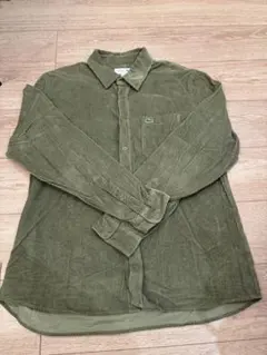 LACOSTE コーデュロイ長袖シャツ