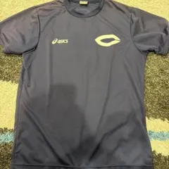 asics 中央大学バレーボールチーム Tシャツ ネイビー - メルカリ