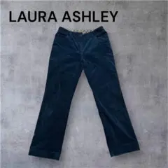 LAURA ASHLEY ローラアシュレイ コーデュロイ パンツ ネイビー 7号のサムネイル
