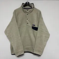 レアカラー　patagonia シンチラスナップT オートミール　XL