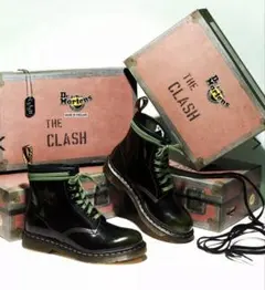 Dr. Martens The Clash アーミーグリーン ブーツ