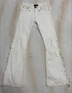 LED RECHWE ホワイトソードパンツ　サイズS