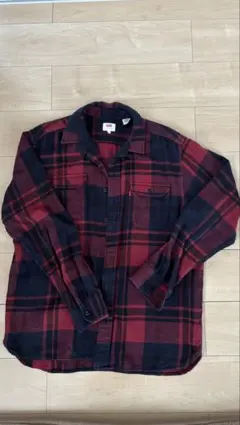 Levi's 長袖 チェックシャツ レッド ネイビー Lサイズのサムネイル