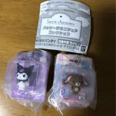 新品未開封サンリオキャラクターズ パッケージミニチュアコレクション