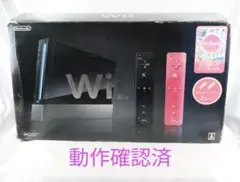 Nintendo Wii 本体 ブラック 箱付き 動作確認済