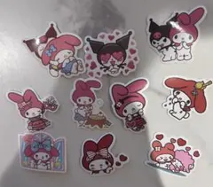 マイメロディ キャラクターシール 10枚セット