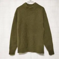 UNIQLO ユニクロ (M)　スフレヤーン モックネックセーター　メンズ