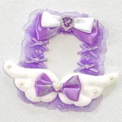 硬質カードケース レースデコ トレカ（紫 パープル）