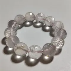 ローズクォーツの大玉ブレスレット