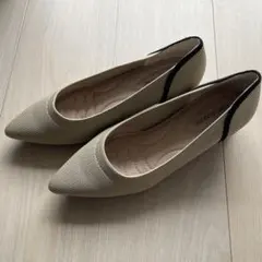 アンコキーヌ ニットパンプス Ｍ　トープのサムネイル