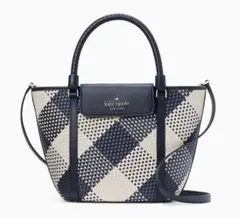 kate spade ギンガムチェック 2way ハンドバッグ ショルダーバック