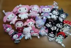 マイメロディ　クロミ　マスコット　ぬいぐるみ　まとめ　＋フィギュア