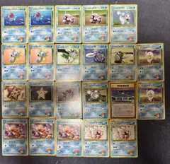 良品ポケモンカード 旧裏面 カスミのカードまとめ売り コダックなど 21