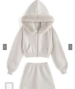 ジップパーカー セットアップ