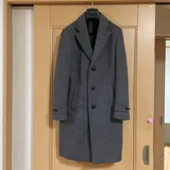 値下げ中❗️【ぼぼ未使用】HERMÈS（エルメス）カシミヤ100コート　フランス製 2025年最新】エルメス コート カシミヤの人気アイテム - メルカリ