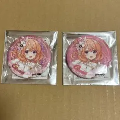 ココア　ホロ入り　缶バッジ　ごちうさ　Cafe Marchen