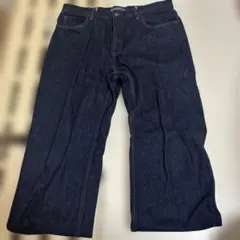 WANDERSON ダークブルーバギーデニムパンツ新品