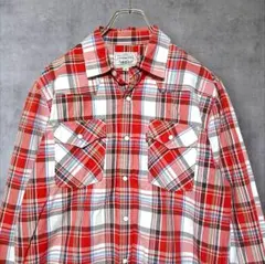 Levi's チェックシャツ 長袖 ウエスタン 綿 メンズ M カジュアル