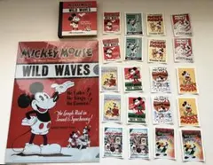 110周年】ミッキー WILDWAVES クリアファイル ステッカー20枚⁠