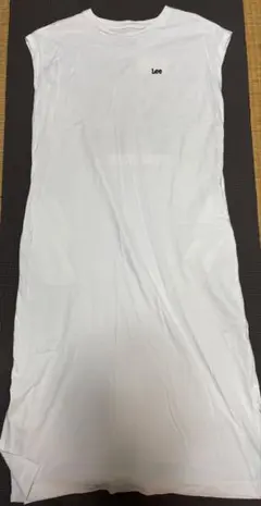 Lee ノースリーブ Tシャツ ワンピース ホワイトのサムネイル