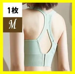 スポーツブラ ノンワイヤー ヨガ ナイトブラ トレーニング ジム グリーン