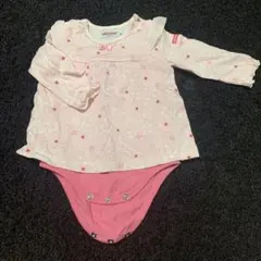 MIKI HOUSE 花柄ロンパース 70 ミキハウス