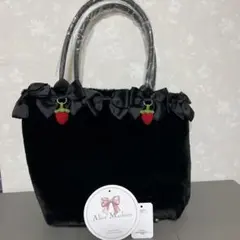 眞白ありす Alice Mashiro いちごリボンブラック トートバッグ　新品